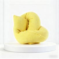 Toy Cat Catnip Sound Paper Pillow Bite Resistant Interactive Cat Toy Self Play Boredom Relief Plush Strip Twisted Pet Pillow