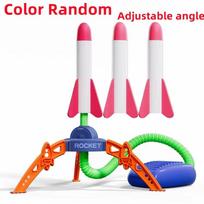 Jump Children Activated Foam Missile Catapult Toy Soft Flying Dart Step Pressed Outdoor Interactive Backyard Play Game For Girl
