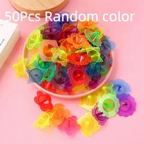 Vibrant 50Pcs Multi-Colored Transparent Mini Gyro Toy Suitable Kids Party Birthday Gift Pinata Filler Classroom Kindergarten Prize Gift Pack