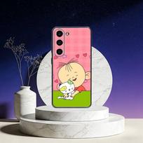 BIG EAR TUTU Cartoon Phone Case For Samsung Galaxy A73,A72,A71,A70,A53,A52,A51,Others Soft Black Cover Samsung a20s