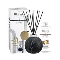 Maison Berger Paris Gift set aroma diffuser Marbrure Black + Amber Powder refill 180 ml 180ml