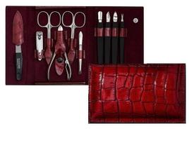 DuKaS Family red manicure Solingen shiny faux leather PL25204