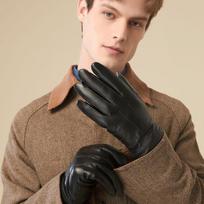 Pierre Cardin Men's Touchscreen Sheepskin Winter Gloves 185/205(L)