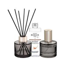 Maison Berger Paris Gift set aroma diffuser Rosalie gray + refill and home spray Intense glitter