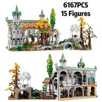 Sandėlyje MOC 6167 vnt. Filmo serija Gatvės vaizdo pastatas Suderinamas 10316 stiliaus Vaikų dovanos gray