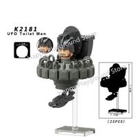 KDL Skibidi Toilet Man Figures Anime Block Toys TvMan Titan Cameraman Speakerman Bricks Model Toy For Kid Birthday Gifts
