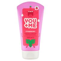 YOU+ME Strawberry Lubricating Gel Intymioji higiena 150 ml Intymios higienos gelis ir lubrikantas