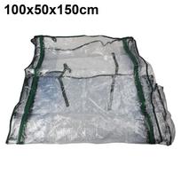 Greenhouse Cover Plant Growth Rolling Door Ample Growing Space Easy Ventilation 100x50x150cm