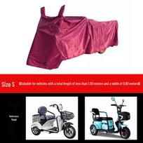Universal Electric Tricycle Cover, Oxford Cloth, Rainproof, Sunscreen, Heat Insulating, for Elderly Scooters, Sun Protection. Default