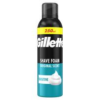 Gillette Original Scent Sensitive Shave Foam 250 ml 250ml