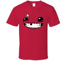 Super Meat Boy Video Game T Shirt Mens Womens Tees Top L
