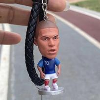 Europos taurės Portugalijos Cristiano Ronaldo Lėlė Mbappé Messi Da Rocaine Mullekanter Rankų darbo Lėlė Raktų pakabukas