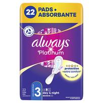 Always Ultra Platinum Night sanitary pads 22 pcs