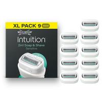 Wilkinson Sword Intuition 2v1 Soap and Shave Sensitive ( 9 ks ) - Náhradní hlavice Skustuvo galvutė