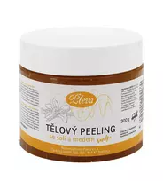 Pleva Exfoliating Body Scrub with Honey and Salt (Vanilla) Vonios ir dušo priemonė