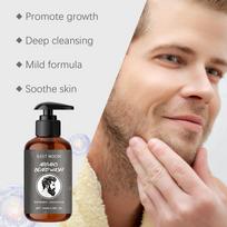 Men'S Beard Shampoo-Gentle Cleansing With Eucalyptus,Argan&Jojoba Oils To Moisturize, Soften&Prevent Breakage-For All Skin Types 1pcs