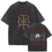 Vintage Washed Florence  The Machine Everybody Scream Tour  T Shirt Men Women Aesthetic Oversized Cotton Tshirt Streetwear S