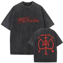 Vintage Washed Florence  The Machine Everybody Scream Tour  TShirts Mens Women Gothic Punk Clothing Short Sleeve TShirt S