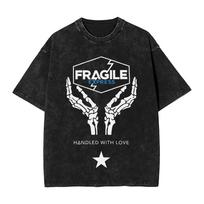 Harajuku Death Stranding Graphic T Shirts Trendy Washed Cotton TShirt for Men Women Clothing Summer Short Sleeve Oversized Tees S