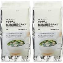 Muji Eating Soup Large Bag Okra Slimy Vegetable 10 Servings x 2 Total 20