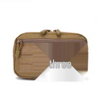 DCLOUD Outdoor Tactical Medical Waist Bag 23x13x5cm (2-Pack) chaki