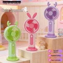 LINGPAN USB Rechargeable Mini Rabbit Handheld Fan 5-Pack