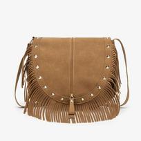 Vintage Matte leather Women Saddle Crossbody Bags Tassel Shoulder Bag for Ladies handbg Rivet femal phes Messenger Bag ruda