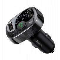 Baseus Transmiter Adapter Ładowarka Bluetooth Fm Micro Sd Do Auta