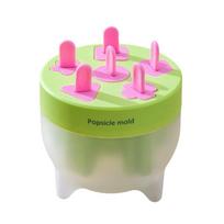 Plastic Ice Candy Maker Easy To Release Ice Lolly Mold Household Ice Pop Mold  Party žalia