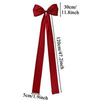 Christmas Tree Bow Giant Holiday Ornaments Red Decorative Bow For Entryway Wall Display Party Mantel Photo Backdrop Living Room Others raudona