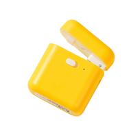 Mini Portable Food Sealer Machine for Plastic Bags Household Use Small Size Heat Sealing Device for Snack Storage and Freshness Preservation one size geltona
