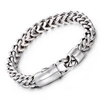 Kalen Dubai Gold Color Link Chain Bracelet for Men Stainless Steel Jewelry High Polished Hand Chain Accessories Birthday Gifts 21cm