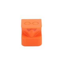 Non-Slip Eyeglasses Holder Stand 3D Printed PLA Glasses Rack Desk Nightstand Anti-Scratch Eyewear Organizer oranžinė