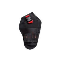 Multi-functional Waist Tool Bag Patchwork Color Power Tool Pocket Heavy Duty Drill Pouch  Wrench juoda/raudona