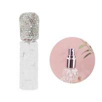 Empty Rhinestone Perfume Bottle 10ML Rhinestone Oil Diffuser Bottle  Handicraft Style 1 Spray