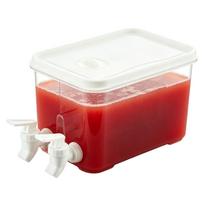 Juice Dispenser for Fridge 3L Drinking Pitcher with Spigot Fridge Beverage Dispenser for Juice Cocktails Iced Tea Soda Party China Mainland
