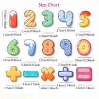 Digital Mini Teaching Aid Fridge Magnet Early Education Letter Magnetic Stickers Enlightenment Education Refrigerator Sticker