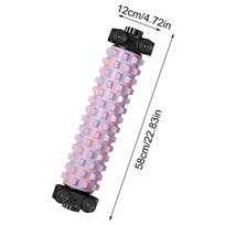 Foam Massage Roller Deep Back Stretching With Suction Cup Body Foam Roller With Holder For Home Studio Yoga Pilates Fitness
