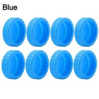 Silicone Trolley Box Casters Cover Luggage Wheels Protector With Silent Sound Wheel Wear Wheels Cover Luggage Accessories mėlyna