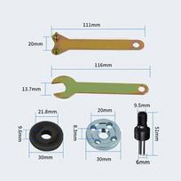 Electric Drill Conversion Angle Grinder Set Handle Holder Adapter Connecting Rod with Wrench for Cutting Disc Polishing Wheel