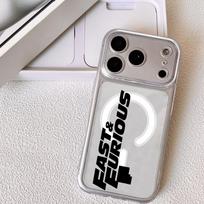 Classic Fast F-Furious Phone Case For iPhone 17 16 15 14 13 12 Pro Max Plus With Magnetic Crystal Clear Case Wireless Charge iPhone17 Pro