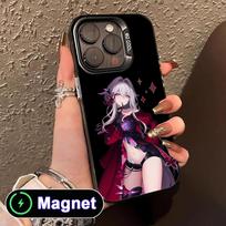 HSR Thelema Translucent MagSafe Mobile Phone Case for iPhone 17 16 15 14 13 12 11 Air Pro Max Plus Colorful Cover iPhone 11