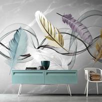 Tapetai Skandinaviškas Lengvas Prabangus 3d Marmuro Sieninis Piešinys Svetainei TV Fono Sienos Sieninis Piešinys Namų Dekoravimas 200 cm(W) x 140 cm(H)
