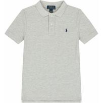 Polo Ralph Lauren Kids Solid Pullover Straight Short Sleeve T-Shirt Kids Tops Gray 323547926-005 XL