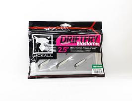 Jackall Soft Lure Drift Fry Elastomer 2.5 Inch Silver Powder Shad (8722)