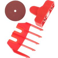 1 Set of Sheep Shear Guide Protective Shaver Guide with Sharpener Trimmer Guide with Sandpaper