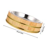 1 Set Japanese Style Wooden Sushi Rice Bucket Large Capacity Mixing Container For Sushi Sashimi Bbq Korean Cuisine Restaurant
