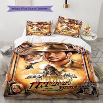 Indiana Jones Rašto Patalynės Antklodės Komplektas Antklodės Užvalkalas Pagalvės Užvalkalas Namų Puošyba Dovana (1 * antklodės užvalkalas + 2 * pagalvės užvalkalai, be šerdies) 135x200cm