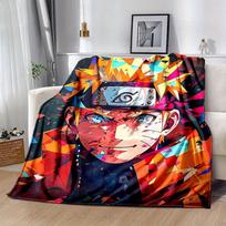 1pc Uzumaki Naruto Blanket Soft Warm Bedding Throw for Room Decor, Living Room, Travel .D104 80x120cm