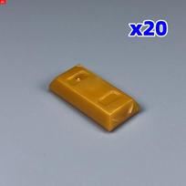 MOC Plytos Įrankis Luitas Baras Dolerio Moneta Pinigai Auksas Sidabras Dažytas auksinis brangakmenis Lobių Dėžutė 99563 Statybinės Plytos Vaikų Žaislai